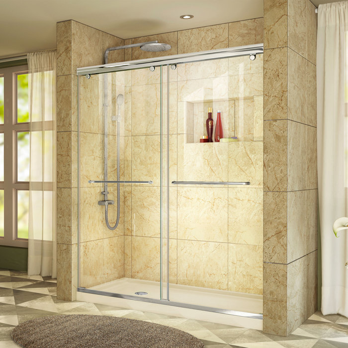 DreamLine Charisma 60" x 78.75" Rectangle Bypass Sliding Shower Door